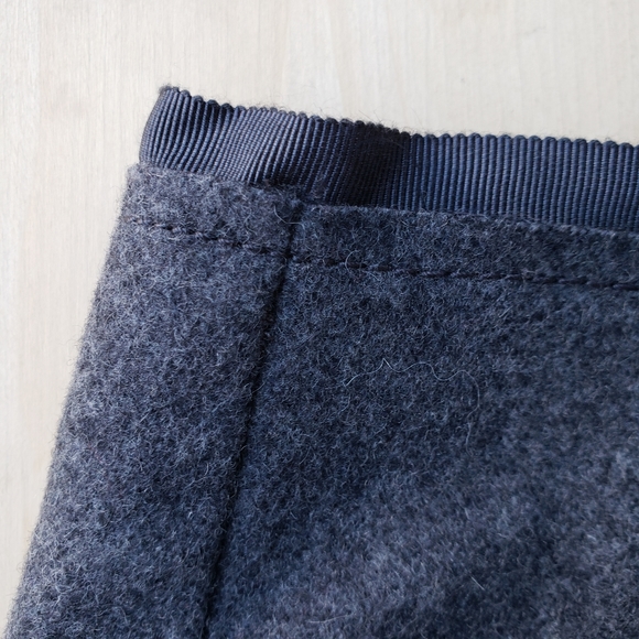 J. Crew Gray Felted Wool Mini Skirt w/ Pockets - 4 - Picture 11 of 12
